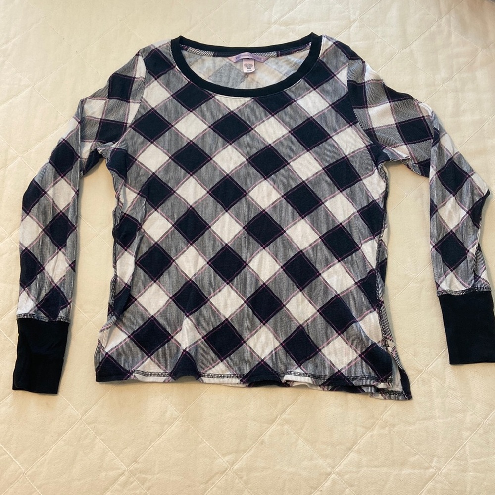 Victoria’s Secret Ribbed Thermal Pajama Top